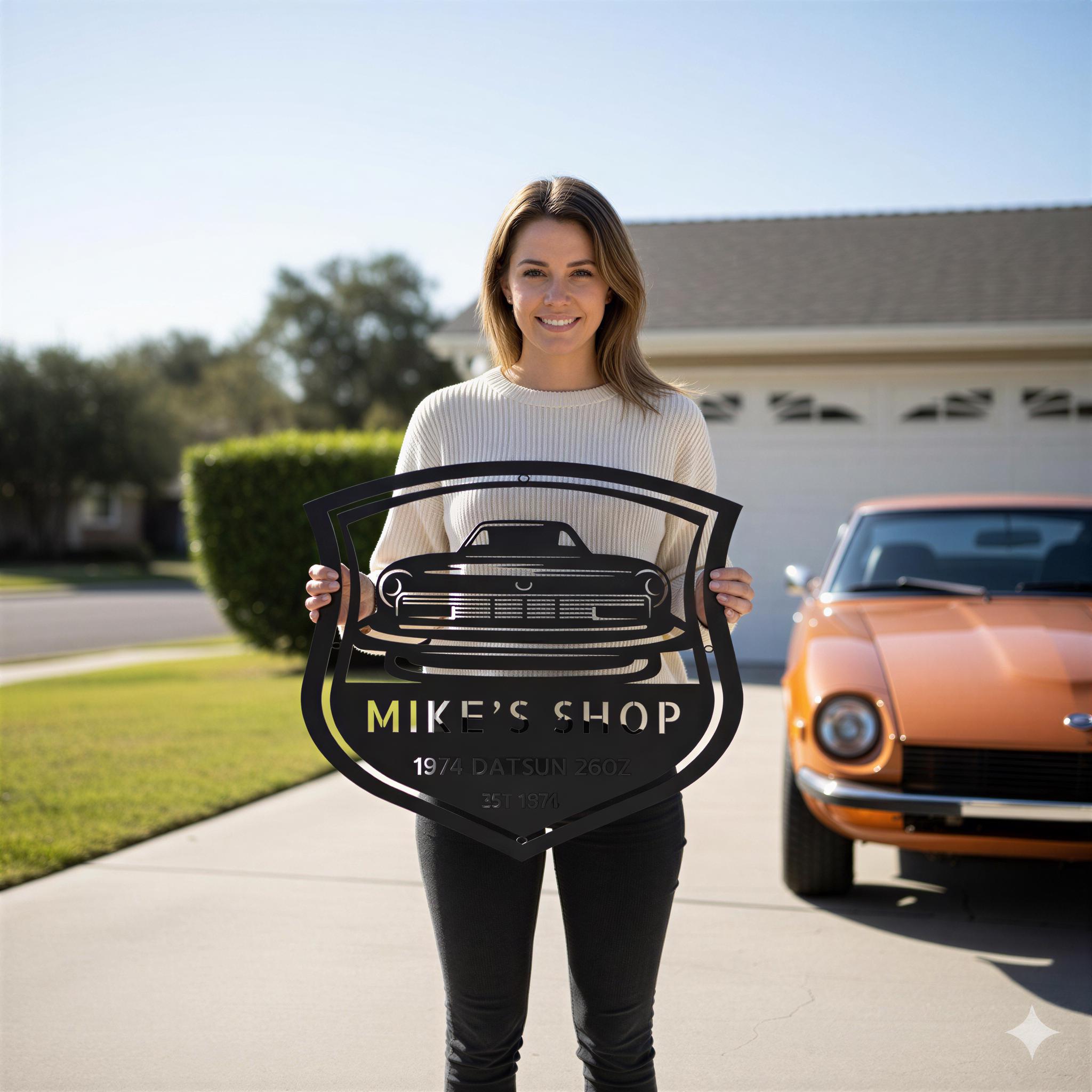 Vintage Datsun Garage Sign - Etsy