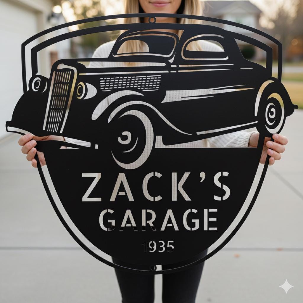 Vintage Hot Rod Metal Signs - Etsy