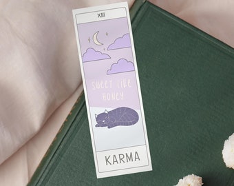 Cute Bookmark | coquette soft girl aesthetic bookmark | bookish gift for her | booktok accessories | laminated bookmarks