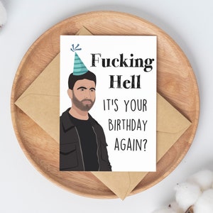 Funny Birthday Card for him / funny gift for him / getting older card / happy birthday gift for dad / 30th birthday card for husband
