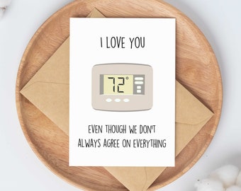 Funny Anniversary Card for him | 1 year anniversary gift for her | wedding anniversary card | I love you card for wife for husband