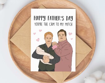 Funny Fathers Day Card for husband | gift for partner | cute fathers day gift for him | gift from husband | lgbtq fathers day