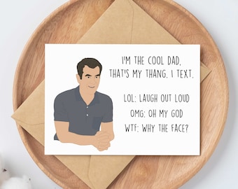 Carte humoristique pour la fête des pères | Cadeau pour papa pour la fête des pères | Carte pour beau-père, papa de cœur, cadeau pour nouveau papa, première carte pour la fête des pères (mari)