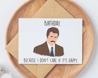 Funny birthday card | happy birthday greeting card | 30th birthday card handmade gift for him father in law card | boyfriend birthday