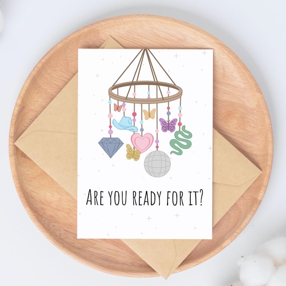 New Baby Card | baby shower gift | Pregnancy gift for her | baby boy baby girl gift for friend | eras baby greeting card handmade