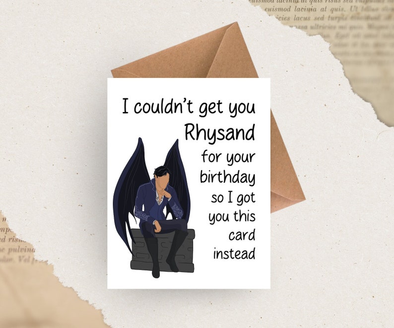 rhysand acotar birthday card