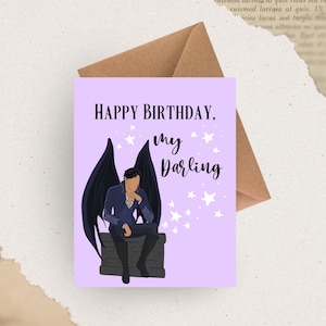 Rhysand Birthday Card for her , funny birthday card for book lover , a court of thorns and roses acotar birthday card , reader gift for her