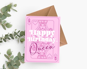 Birthday Card for her funny birthday gift for her cute friend birthday card getting older card for wife happy birthday card 30th birthday