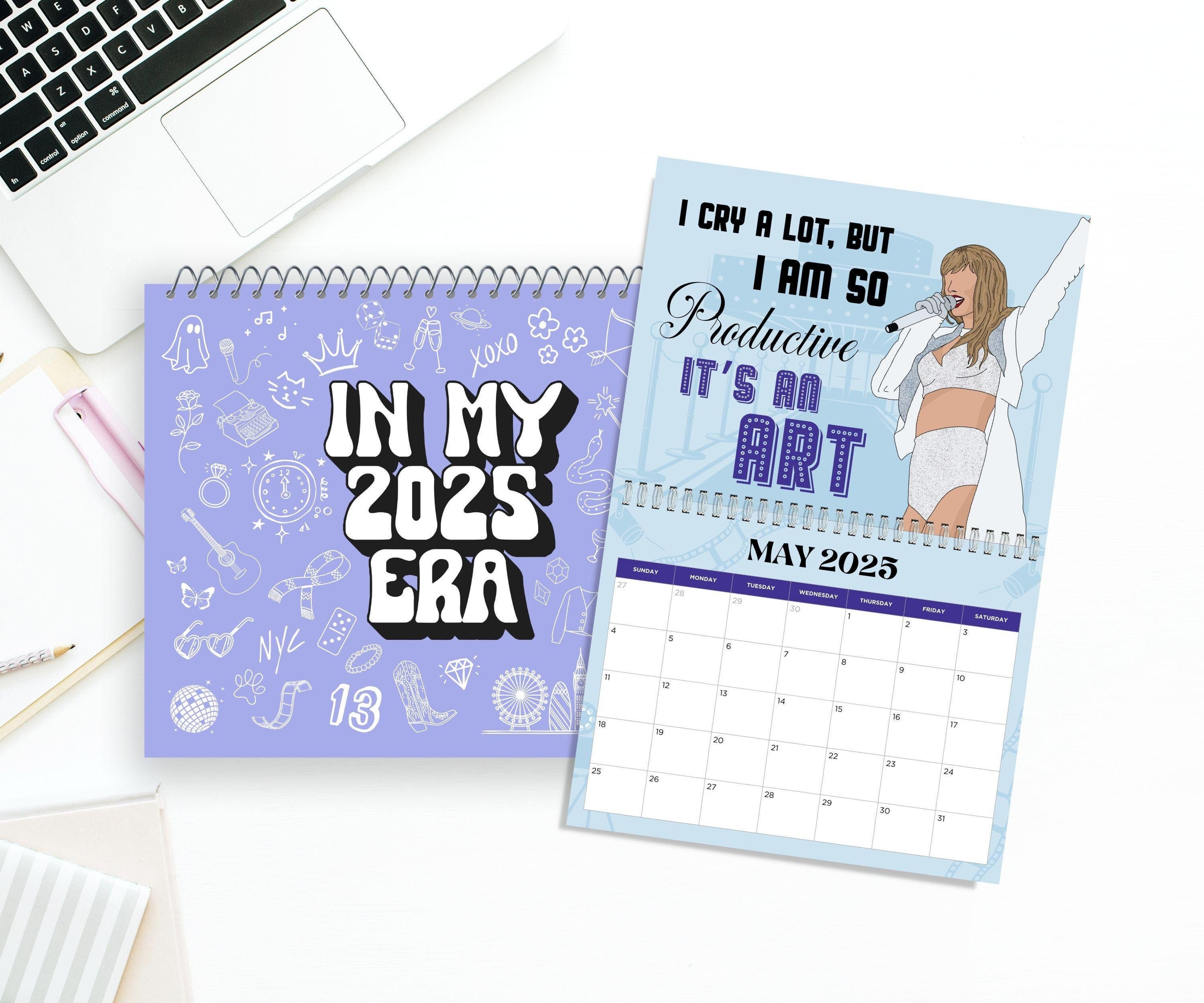 In My 2025 Era Calendar | Wall Calendar | Birthday Gift for