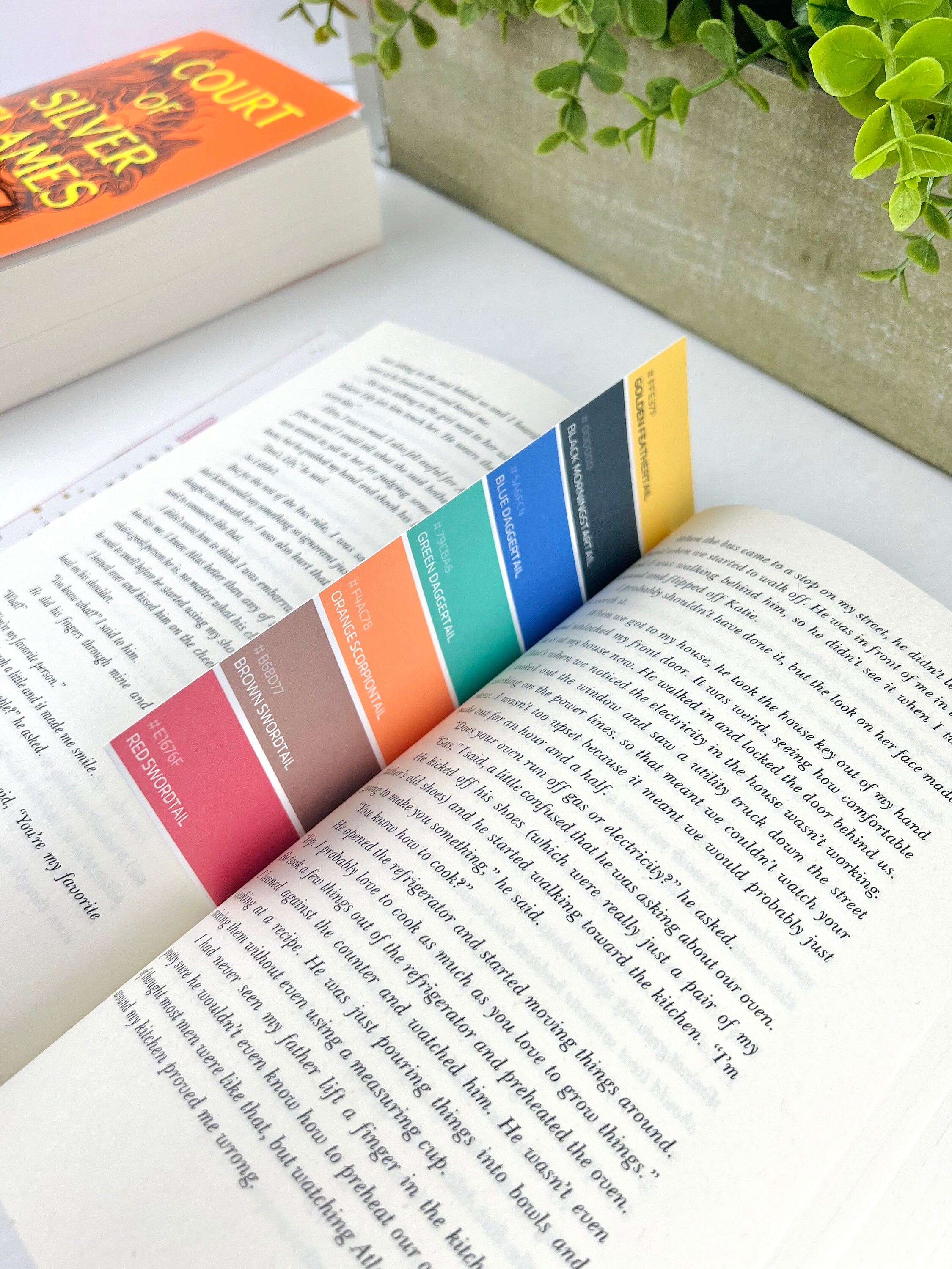 Dragon Color Swatch Bookmark / Cute Bookmark / Gift Idea for Reader ...