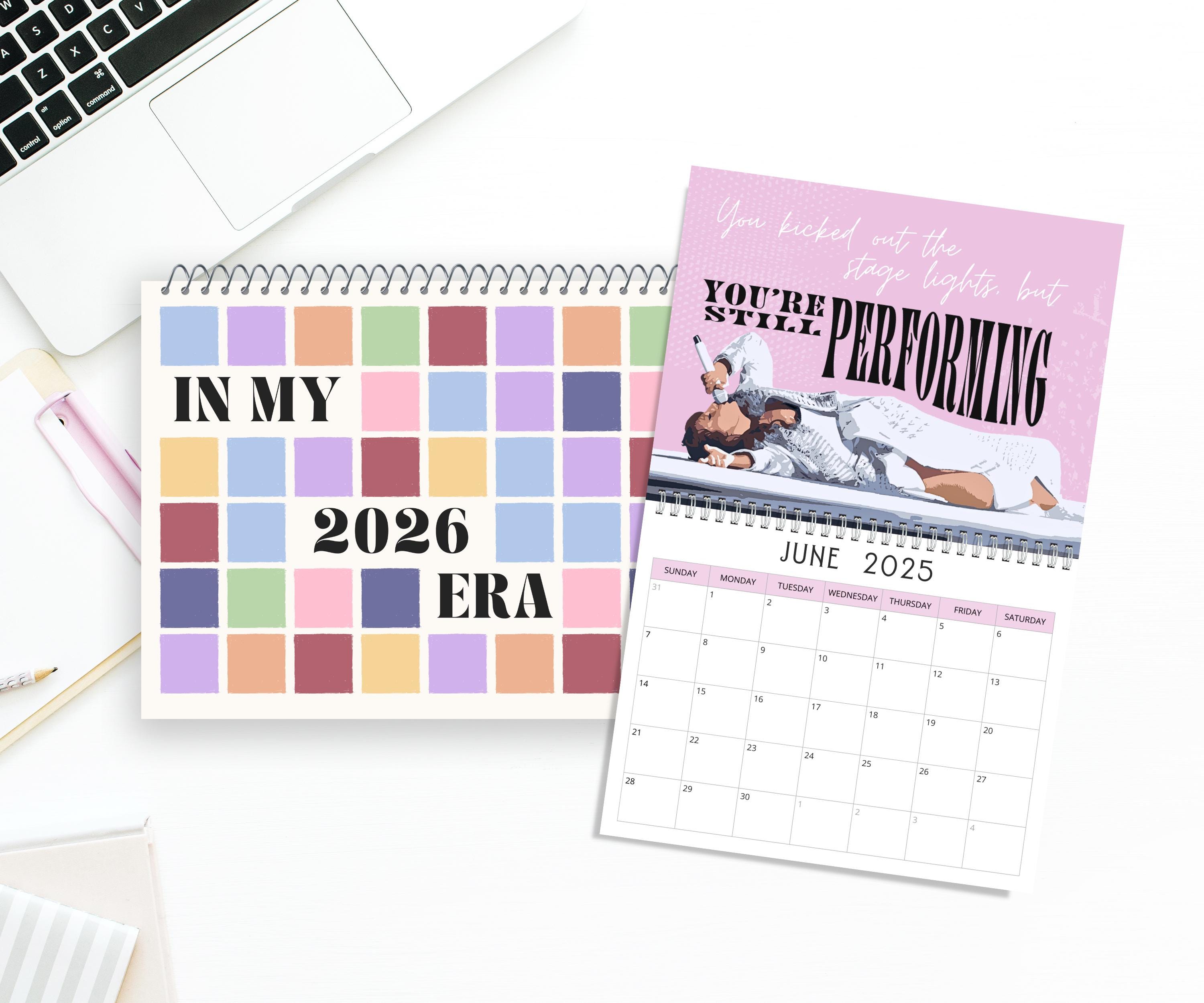 Discover In My 2026 Era Wall Calendar | Birthday Gift for Her, Office Gift, Teacher Holiday Gift, Coworker Gift