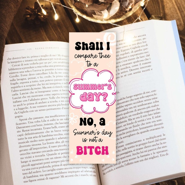 Funny Bookmark / nick miller new girl merch bookish accessories / booktok merch / thinking of you gift box / book lover laminated bookmarks