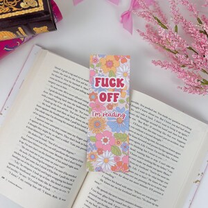 Cute Bookmark | coquette soft girl aesthetic bookmark | bookish gift for her | booktok accessories | laminated bookmarks image 2