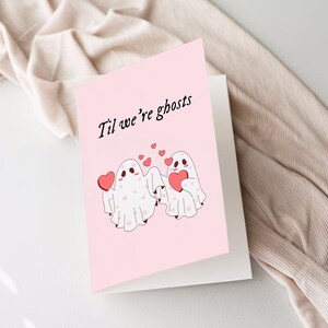 Cute I Love You Card for Partner | Ghosts Greeting Card for Boyfriend ...