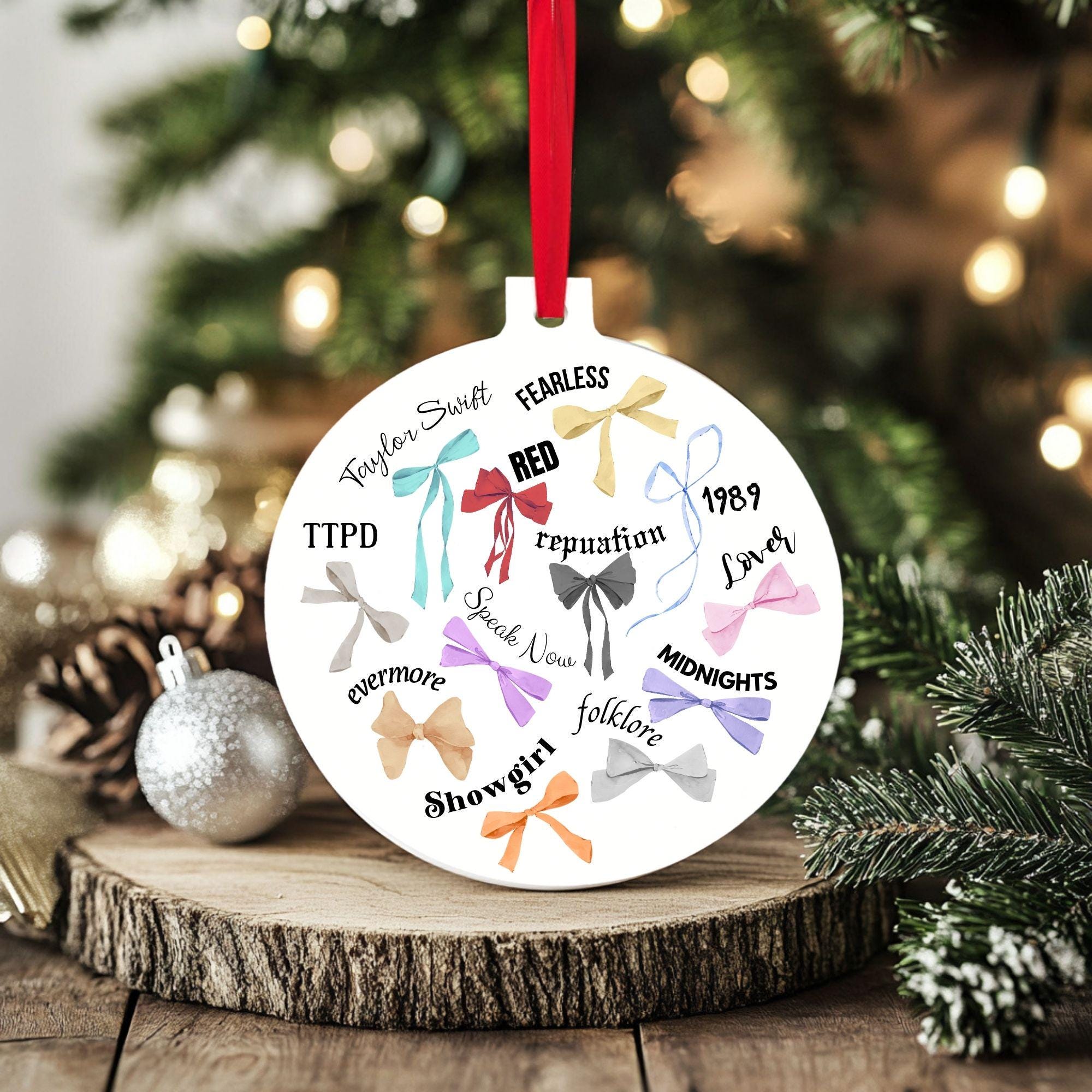 テイラースウィフト　オーナメント Swiftie Christmas Ornament - Etsy