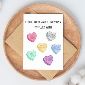 Bookish Valentine's Day Card for book lovers | funny galentine gift for best friend | trendy bookish tropes greeting card | reader merch