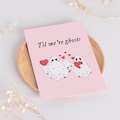 Cute I love you Card for partner | ghosts greeting card for boyfriend for girlfriend | gift for her for him | valentines day card
