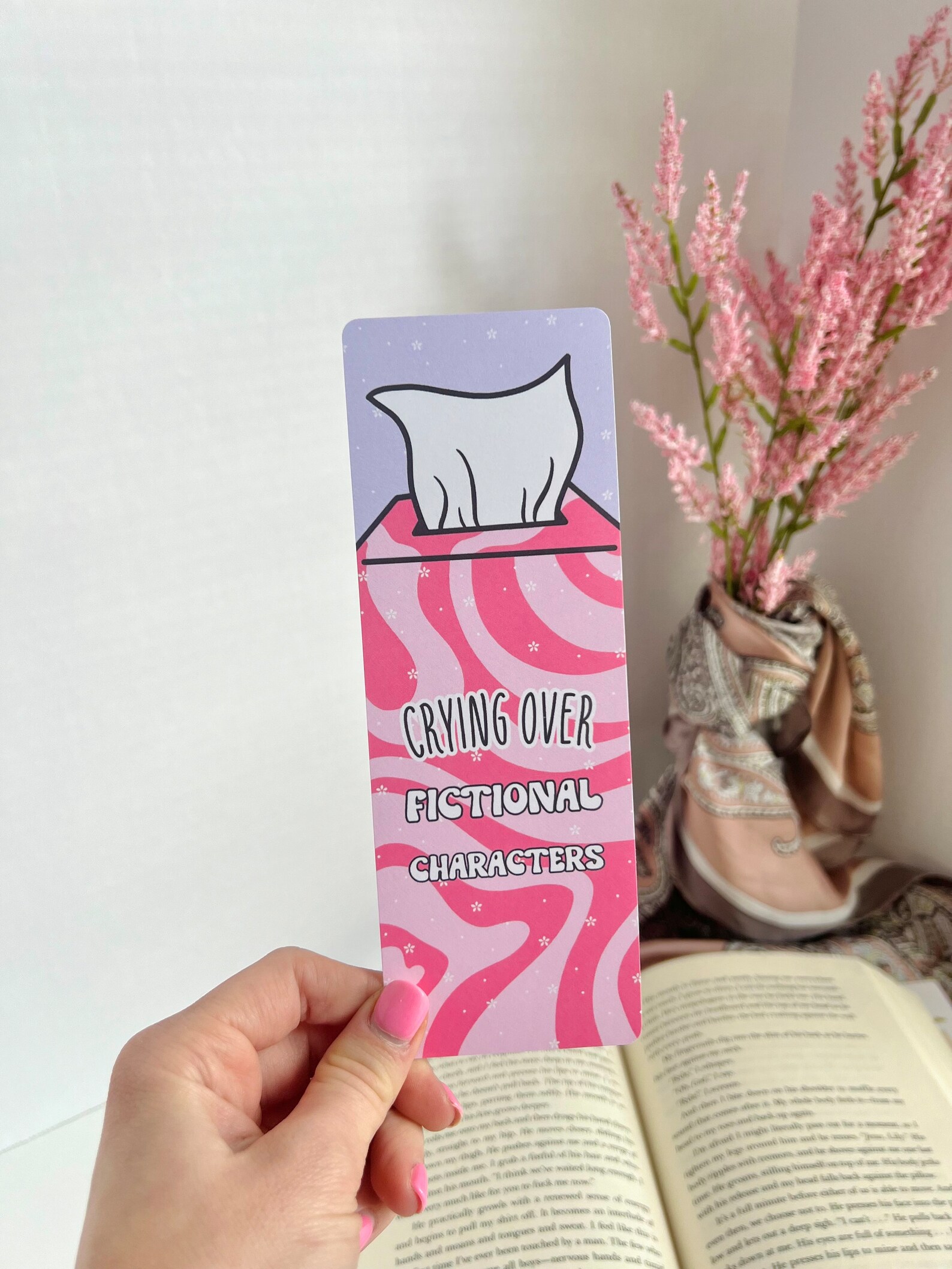 Cute Bookmark | Bookish Merch | Booktok Book Lover Gift for Friend ...