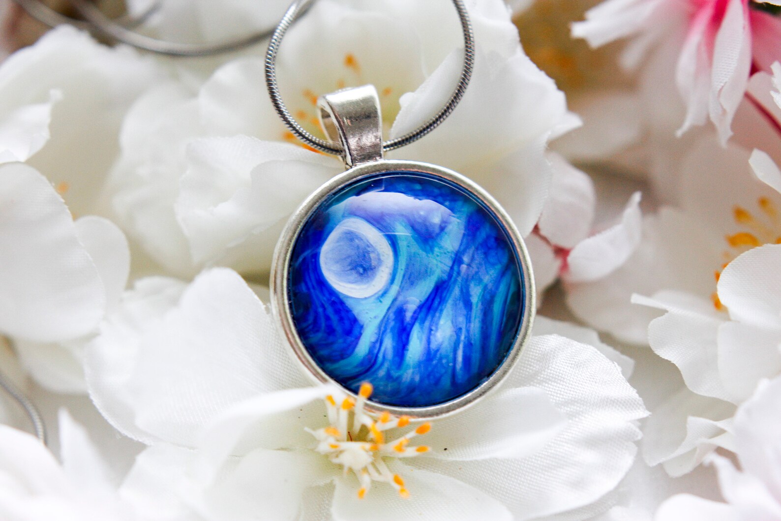 Acrylic skin jewelry pendant Hand made pendant Recycled Etsy