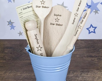 personalised childrens cooking sets