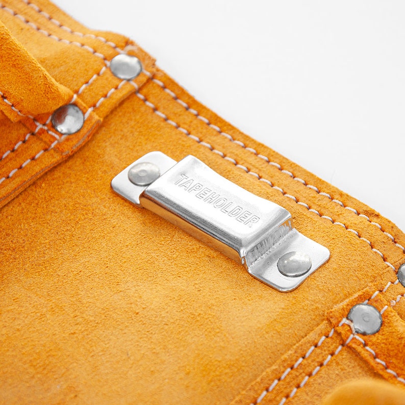 Personalised Dad's 11-Pocket Leather Tool Belt