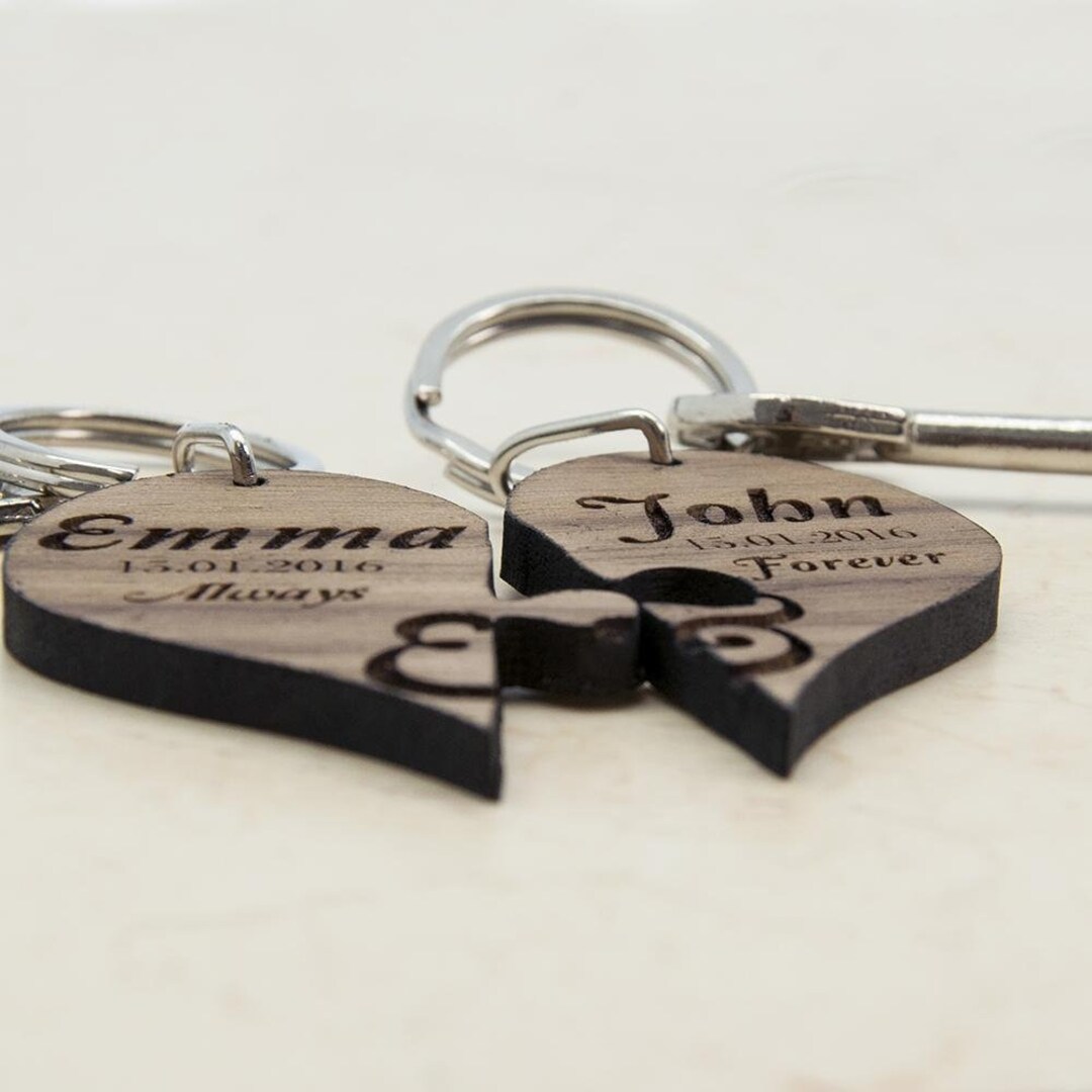 LLavero De Rompecabezas Con Nombre Personalizado, Llavero De Rompecabezas Familiar De Acero, Llavero A Juego Para