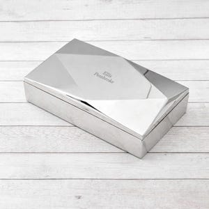 Personlig modern speglad accessoarlåda