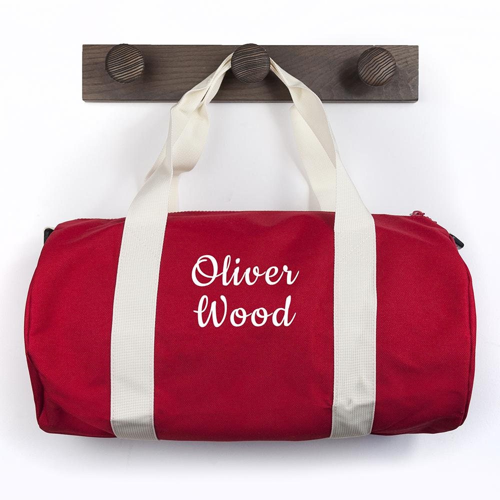 Personalised Kids Red Gym Kit Bag Children's Sports Bag Etsy