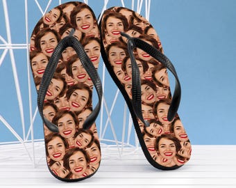 Personalised Photo Flip Flops