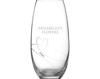 Personalised Romantic Barrel Vase