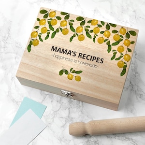 Personalisierte Lemon Grove Rezeptbox