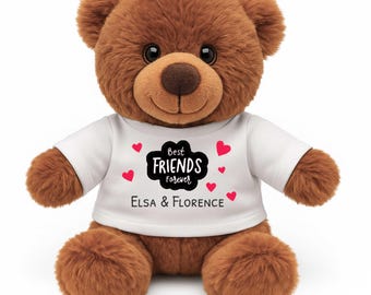 Gepersonaliseerde Friends Forever-teddybeer