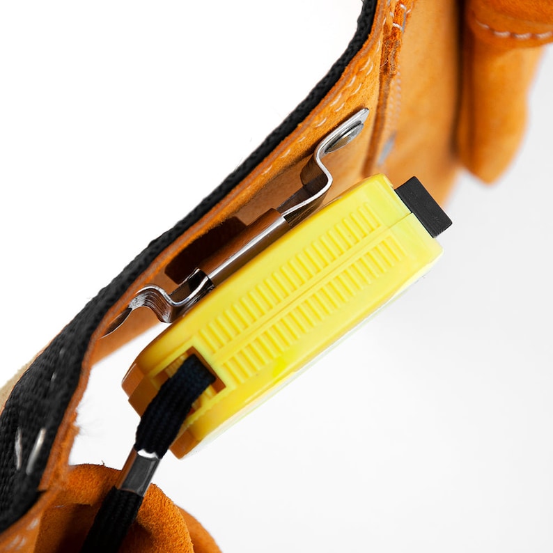 Personalised Dad's 11-Pocket Leather Tool Belt