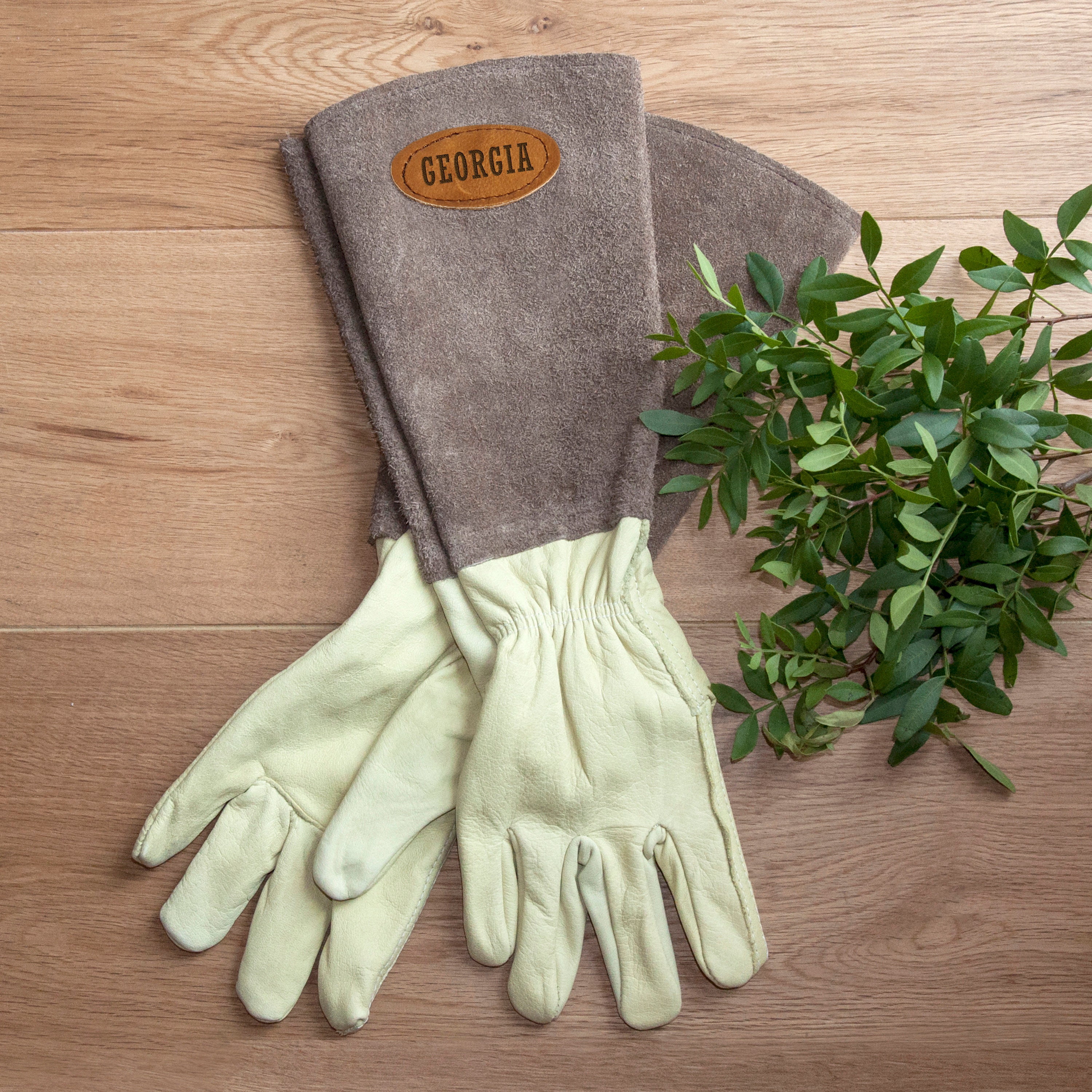 Mother's Day Gifts for Gardeners Nan Gift Plant Parents Green Fingers Present Customised Gloves Home & Living Outdoor & Gardening Garden Gloves & Aprons Personalised Message Gardening Gloves 