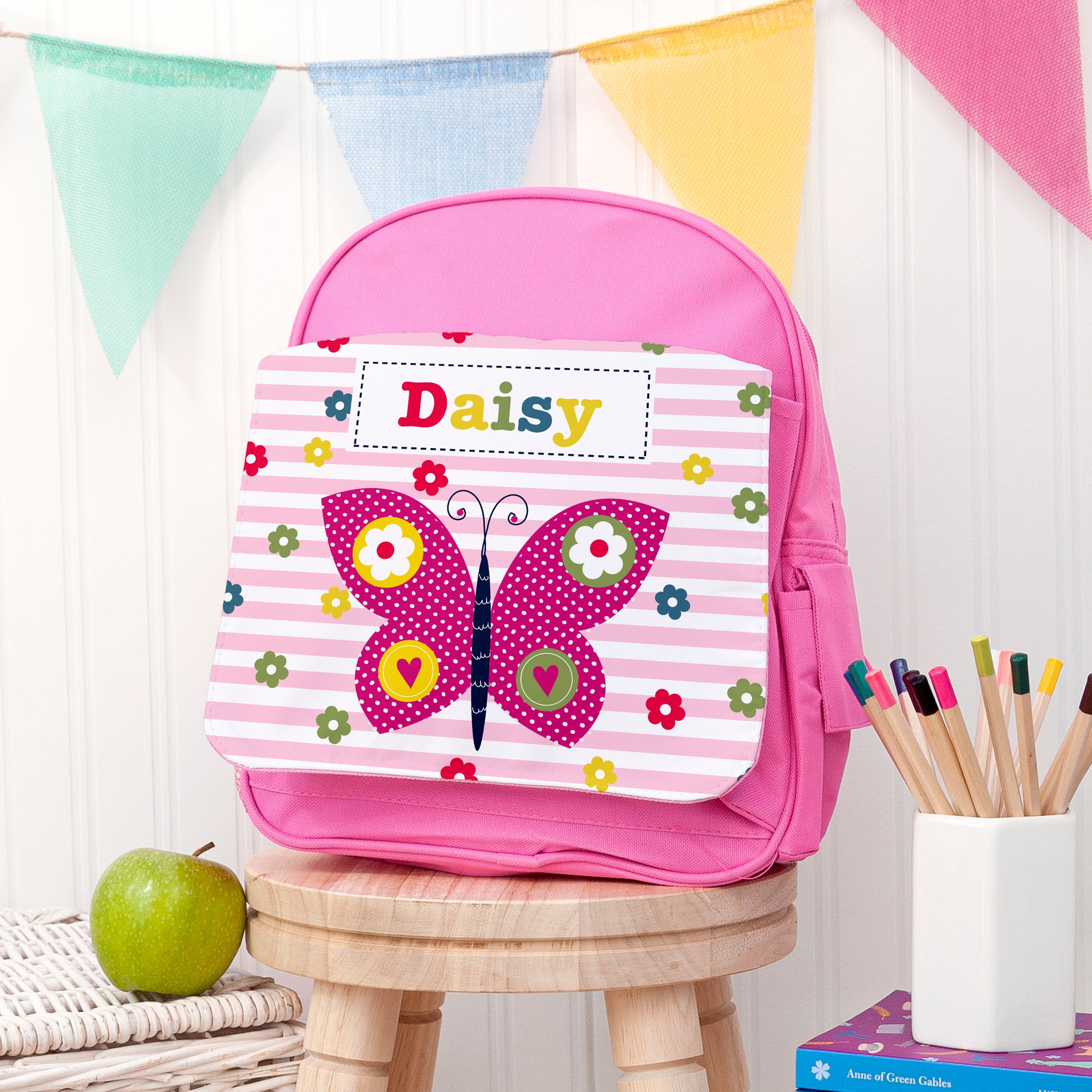 Personalised Girl's Pink Mini Rucksack - Etsy