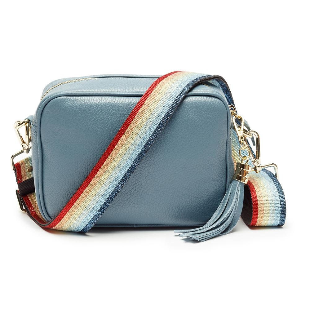 Personalised Elie Beaumont Cross Body Light Blue Leather Bag - Etsy UK