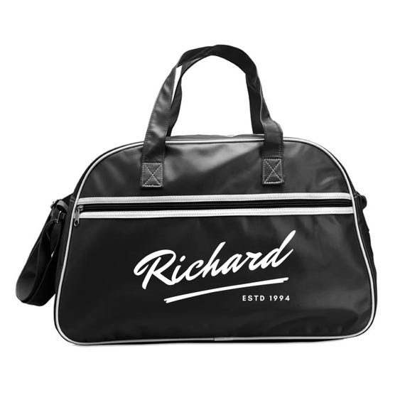 Personalised Vintage Bowling Bag - Etsy Norway