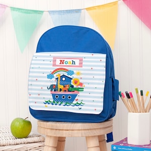 Personalised Kid&#39;s Noah&#39;s Ark Mini Rucksack