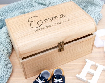 Personalised Kids Special Message Keepsake Chest