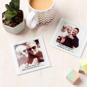 Personalised Glass Photo Coaster