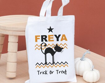 Bolsa personalizada para pedir dulces en Halloween
