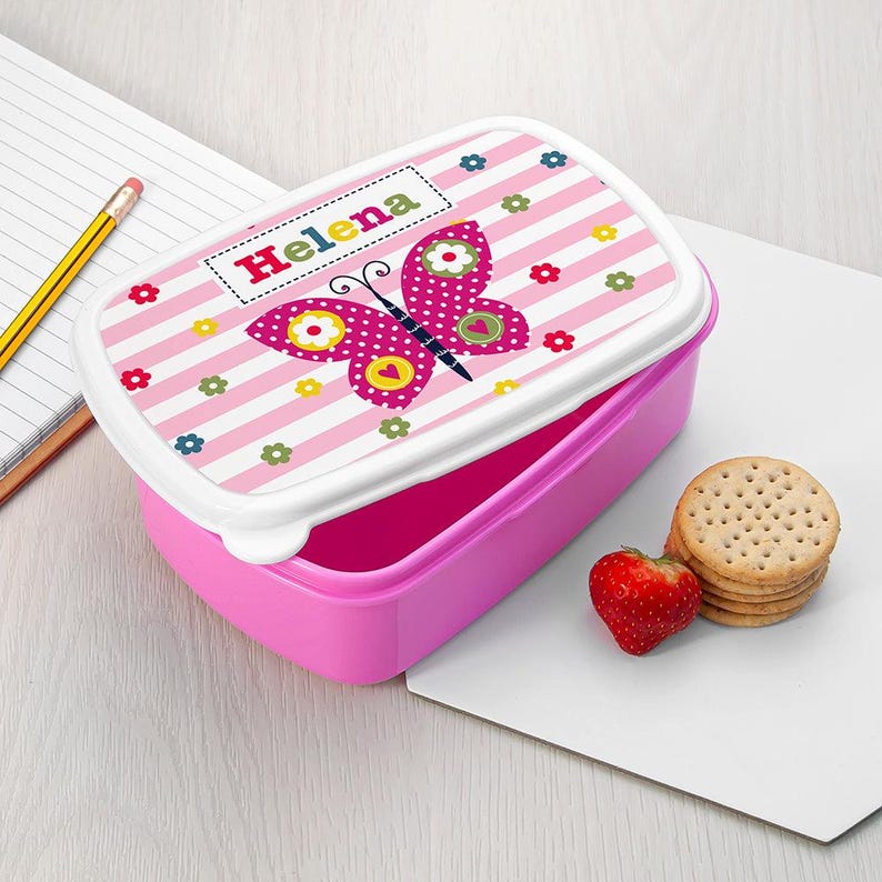 Personalised Kid's Butterfly School Set