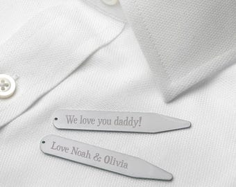 Refuerzo de collar plateado con mensaje secreto personalizado