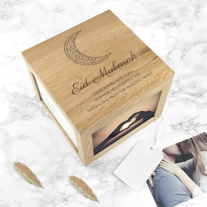 Spersonalizowana kostka fotograficzna na Eid Mubarak