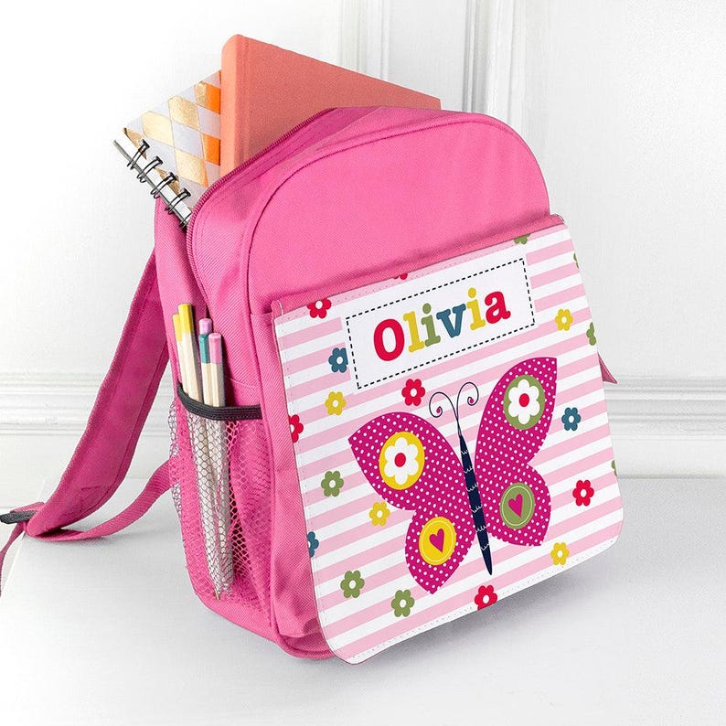 Personalised Kid's Butterfly School Set