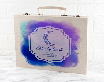 Personalised Eid Mubarak Colouring Set