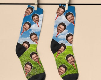 Personalised Golf Tee Face Socks