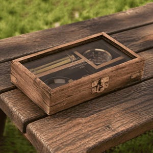 Personalised Classic Brass Explorer Gift Set