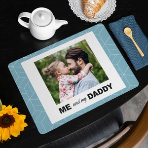 Dad&#39;s Personalised Photo Placemat
