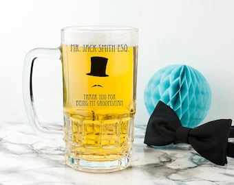 Personalised Groomsman Tankard